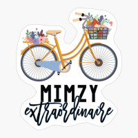 Mimzy Extraordinaire For Grandma With Floral Bike