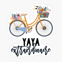 Yaya Extraordinaire For Grandma With Floral Bike