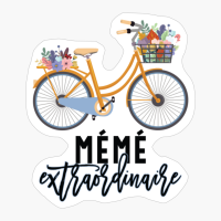 Meme Extraordinaire For Grandma With Floral Bike