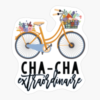 Cha-cha Extraordinaire For Grandma With Floral Bike