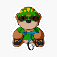 Biking Teddy Bear