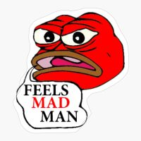 Feels Mad Man, Pepe The Frog, Feels Good Man, Feels Mad Man Meme, RARE Pepe The Frog, Special Pepe The Frog