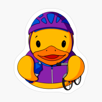 Bike Race Rubber Duck
