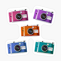 Camera Pack X Retro Colorful Cameras
