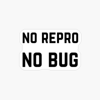 No Repro No Bug
