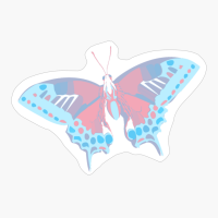 Transgender Pride Butterfly Design