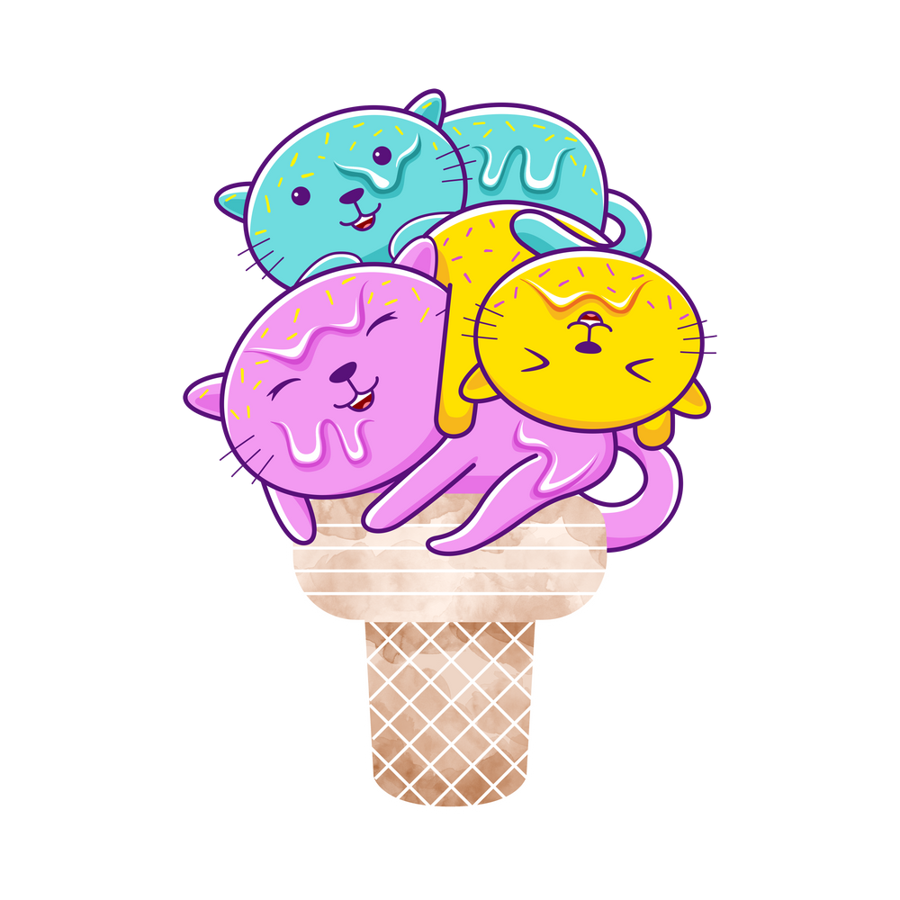 Mochi Icecream Stickers for Sale - Pixeluma