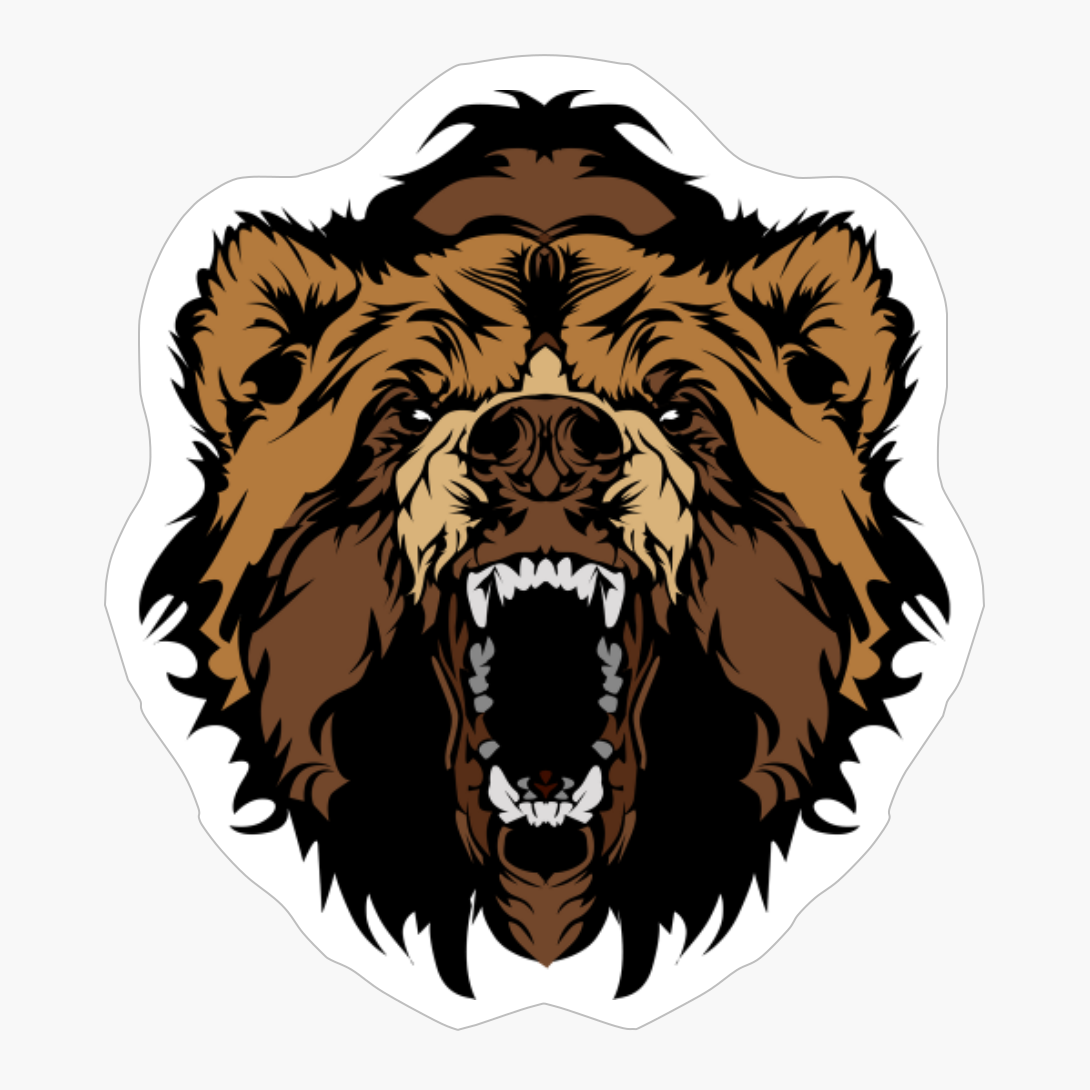 Grizzly Bear Head