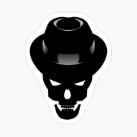 Skull With A Hackers Black Hat