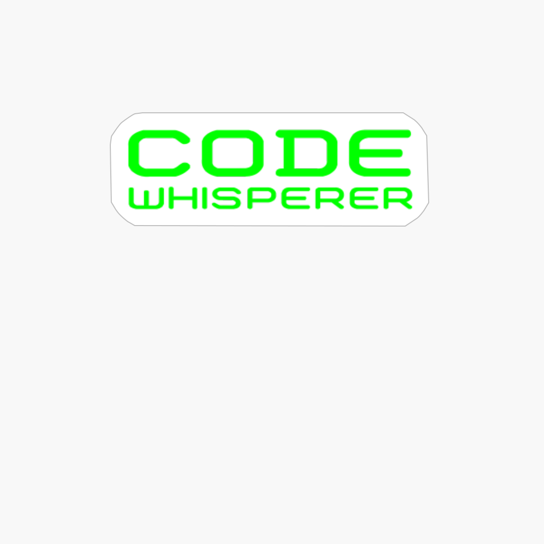 Code Whisperer Computer Programming Coder Coding Engineer