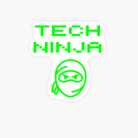 Tech Ninja Funny IT Support Computer Repair Geek Nerd Gift
