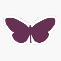 Simple And Easy Pink Butterfly Design