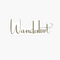 Green Wanderlust Expression With A Dreamy Font