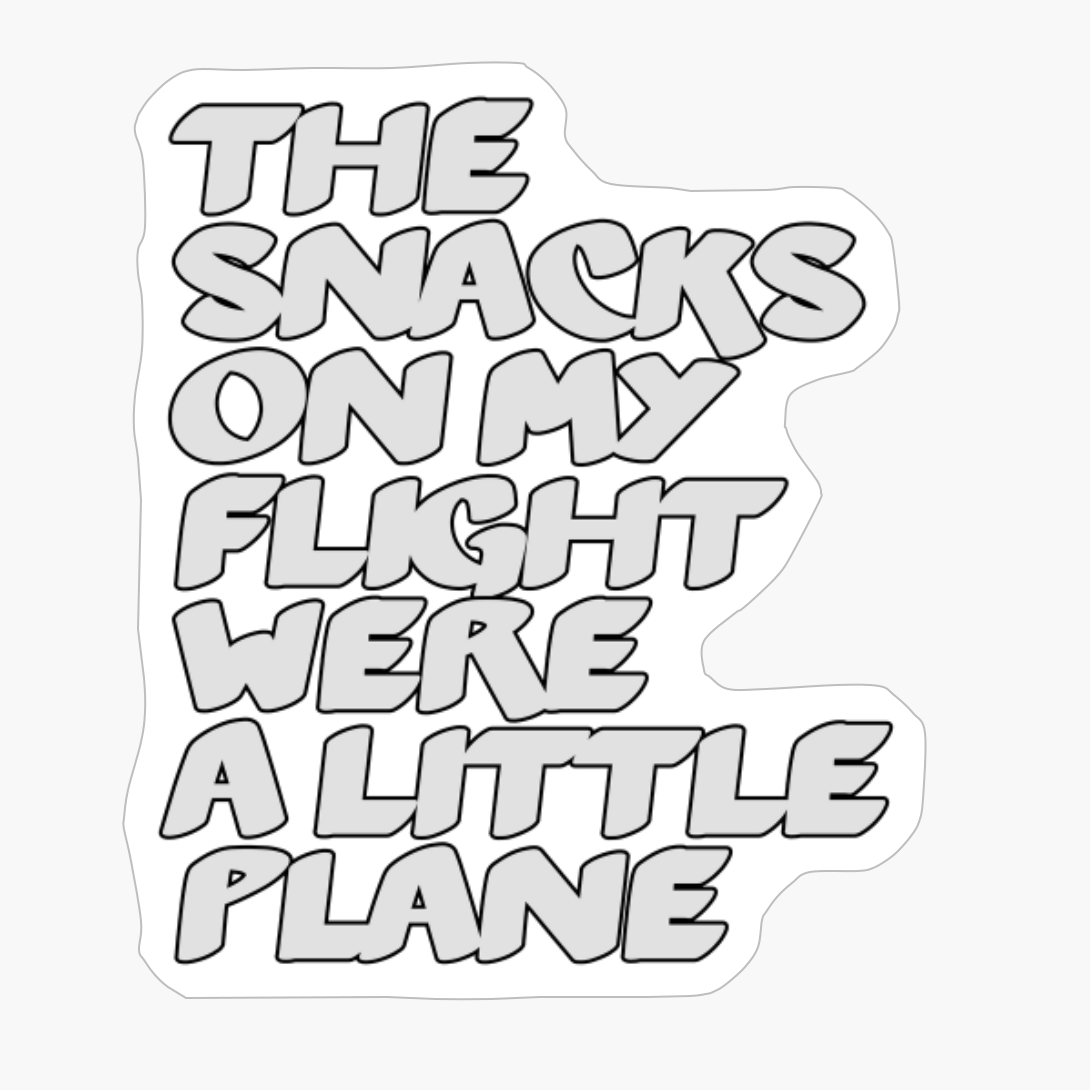The Snacks On My Flight Were A Little Plane