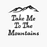 Take Me To The Mountains Minimalist Mountain Range Design With Wood TextureCopy Of Grey Design