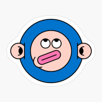 Chewing Monkey Monkey Purple Cute Monster Emoji