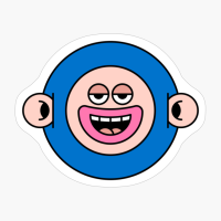 Happy Monkey Monkey Purple Cute Monster Emoji
