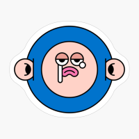 Crying Sad Monkey Cute Monster Emoji