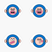 Cute Monkey Emoji Expressions