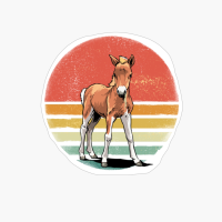 Retro Sunset Pony Vintage Horse Shirt Ponies Lover Gift
