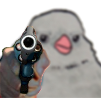 Bird Meme Pistol, Bird Meme Revolver, Bird Meme, Annoyed Bird Meme, Annoyed Bird, Annoyed Bird With A Gun