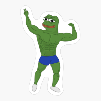 Muscular Pepe The Frog, Mister Olympia, Mister Olympia Pepe The Frog, Brawny Pepe The Frog, Chad Pepe The Frog, Fit Pepe The Frog