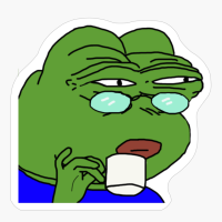 Old Pepe The Frog, Old Pepe The Frog Taking Coffee, Pepe The Frog With A Tea, Pepe The Frog With Glasses, Pepe The Frog Meme