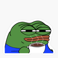 Pepe The Frog Taking A Coffee, Pepe The Frog Let´s Have A Coffee, Pepe The Frog Meme, Pepe The Frog Serious With A Cup Of Coffee, Pepe The Frog Take A Coffee