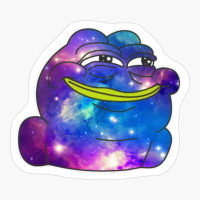 Galaxy Pepe The Frog, Cloud Galaxy Pepe The Frog, RARE Pepe The Frog, Unique Pepe The Frog, Special Pepe The Frog