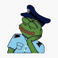 Police Pepe The Frog, Officer Pepe The Frog, Sheriff Pepe The Frog, Policeman Pepe The Frog