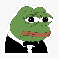 Pepe The Frog With A Suit, Pepe The Frog Tracksuit, Sir Pepe The Frog, Elegant Pepe The Frog