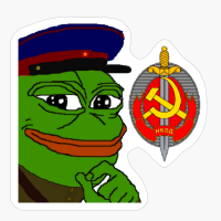 Communist Pepe The Frog, KGB Pepe The Frog, Political Commissioner Pepe The Frog, CCCP Pepe The Frog