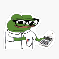 Mathematician Pepe The Frog, Mathematics Pepe The Frog, Mathematical Pepe The Frog, RARE Pepe The Frog, Accountant Pepe The Frog