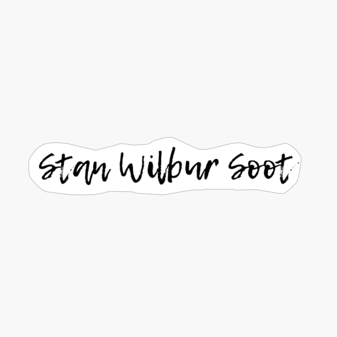 Stan Wilbur Soot Typography