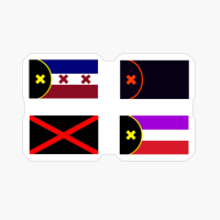 Pack Of L'Manberg And Manberg Flags (Dream SMP)