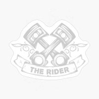 The Rider - The Perfect Gift For A Biker Who Likes To Live His Life On A Bike With A Helmet On!