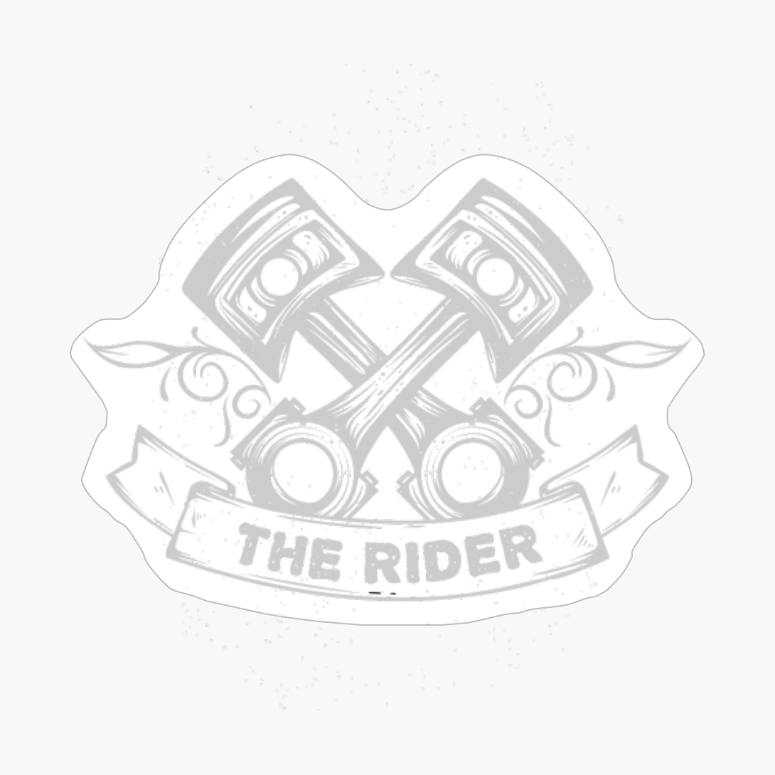 The Rider - The Perfect Gift For A Biker Who Likes To Live His Life On A Bike With A Helmet On!