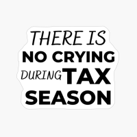 There Is No Crying During Tax Season