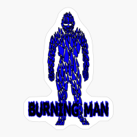 Burning Man #2 (Blue)