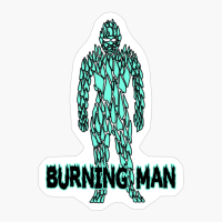 Burning Man #2 (Turquoise)