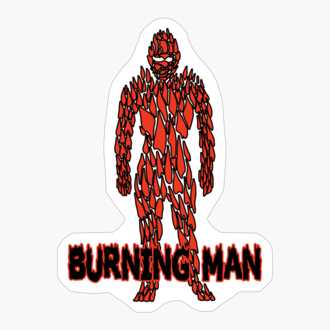 Burning Man #2 (Red)