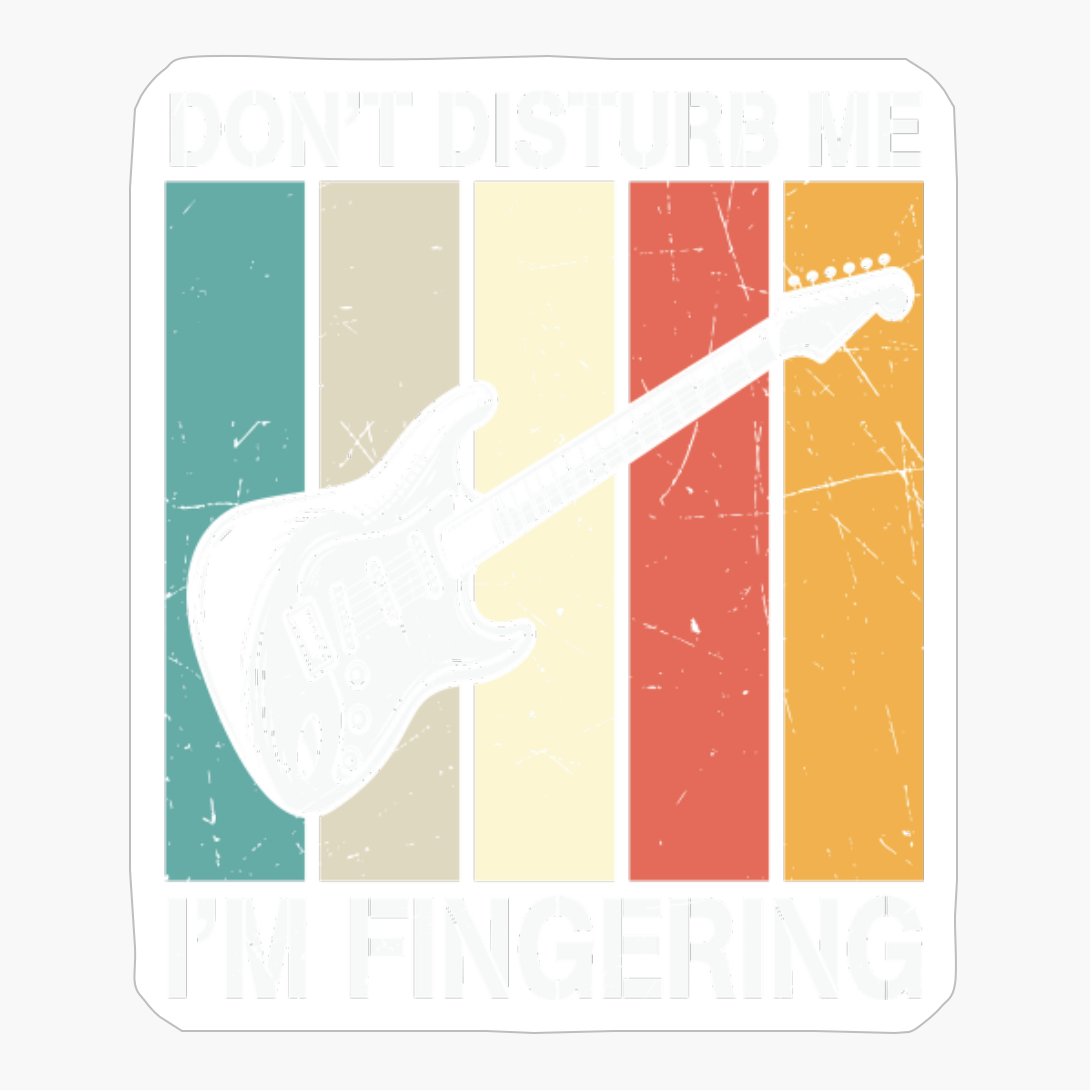 Don't Disturb Me I'm Fingering Guitar