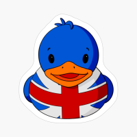 UK Flag Rubber Duck