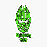 Burning Man (Green)