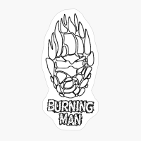 Burning Man (White)