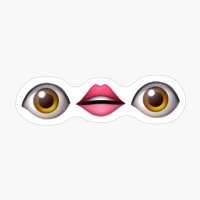 Eye Mouth Eye Emoji, Eye Lips Eye Emoji, It Is What It Is