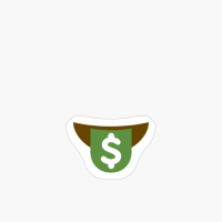 Money Smiley Mouth - Mask