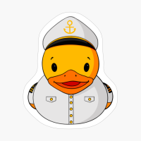 Ship Captain Rubber Duck