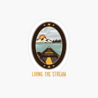 Living The Stream - Cute Kayak Canoe
