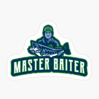 Master Baiter Funny Cute Cool Fishing Lovers Father's Day